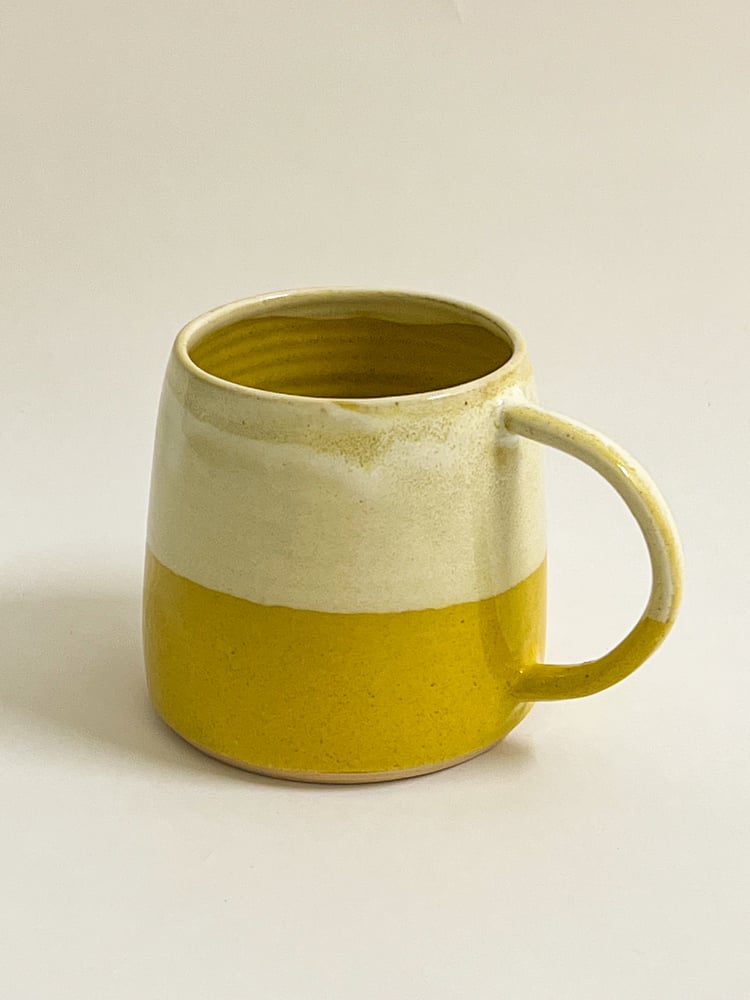 Image of Mug - Yellow Dipped