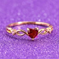 golden heart ring