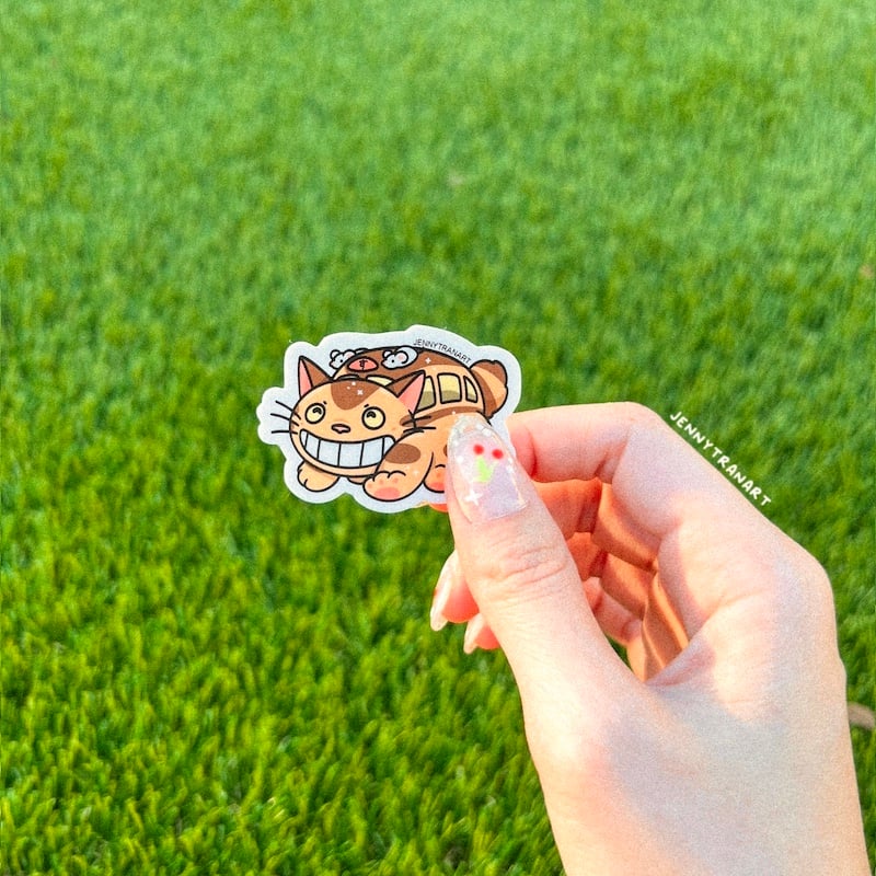 Catbus Mini Sticker