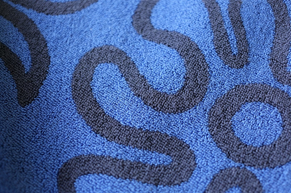 Image of Paint Peace Towel <div>Pool & Navy</div>