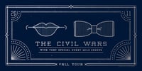 The Civil Wars - 2011 Fall Tour Poster