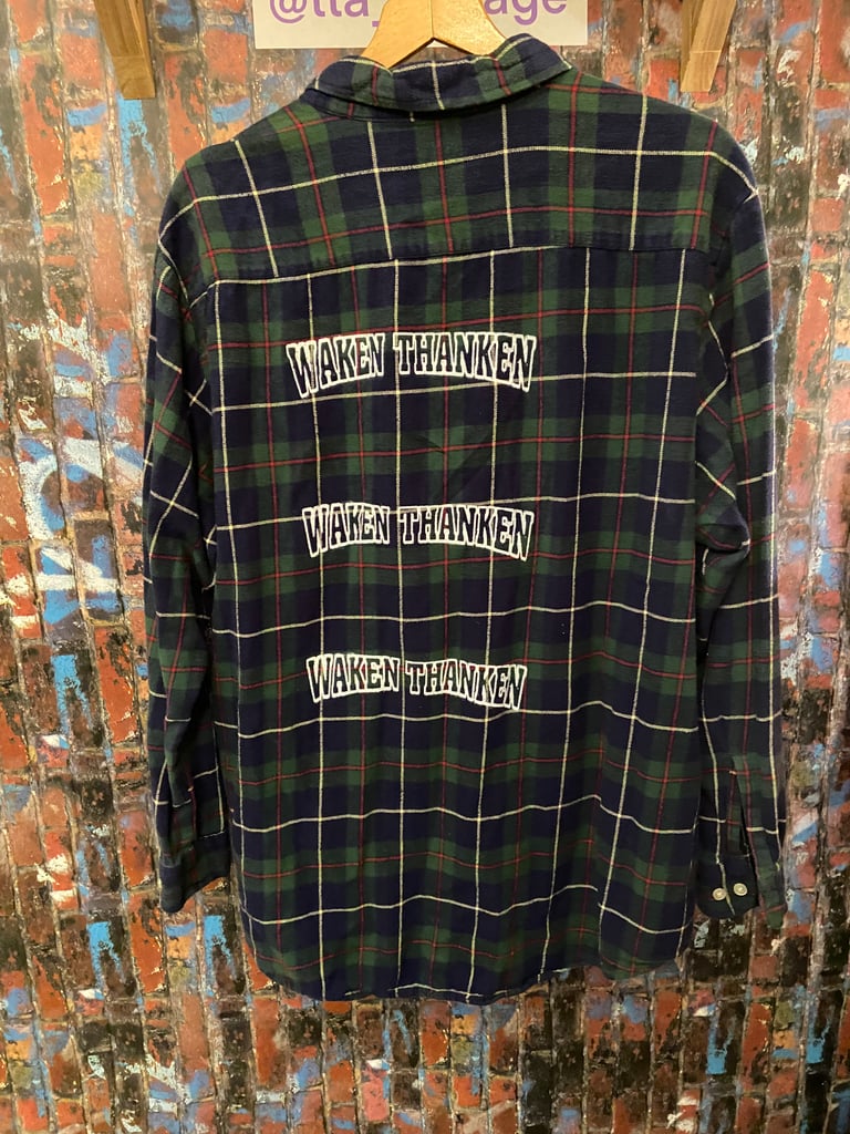 *NEW ITEM* Green Red Blue Flannel Image 2