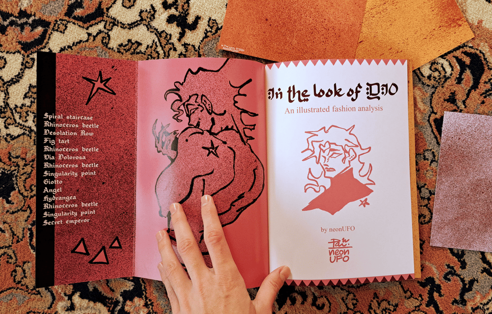 Image of ✨ In the Look of DIO: An illustrated analysis ✨ ART BOOK