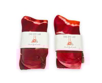 Burgundy Bamboo Socks- Small