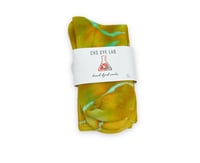 Green and Mustard Bamboo Socks- Small