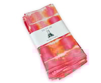 Coral Cotton Napkins- Set Of 4