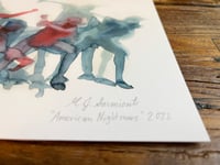 Image 5 of American Nightmare: Watercolor Art Print