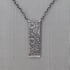 Sterling Silver Fossil Pattern Necklace Image 3