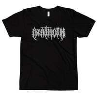 Image 1 of AZATHOTH - LOGO (WHITE TEXTURED PRINT)