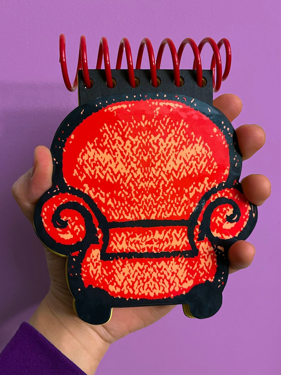 Chair shaped journal budget version writingutensilhdn