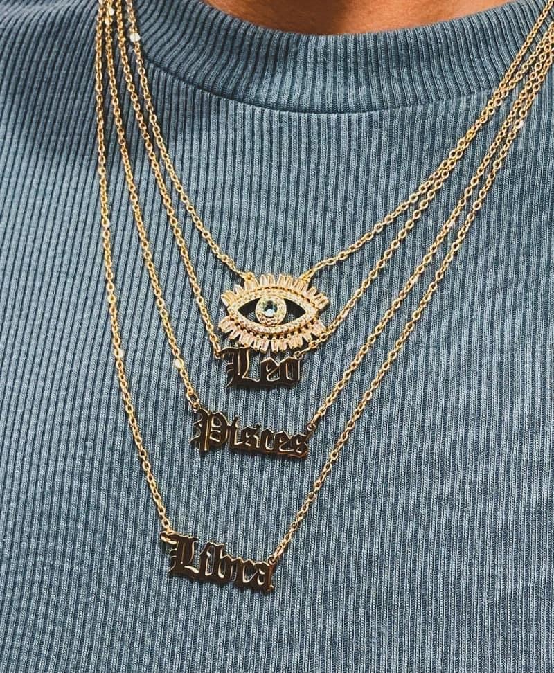 Image of Zodiac Sign Necklaces