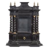 An Early 18th cent. Florentine Ebonized Wood Aedicule Case