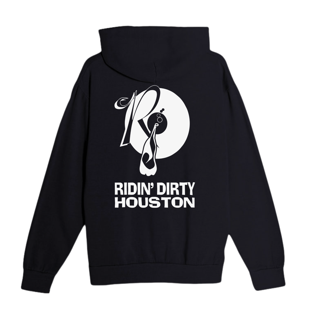 Image of ROC LOGO BLACK PULLOVER HOODY