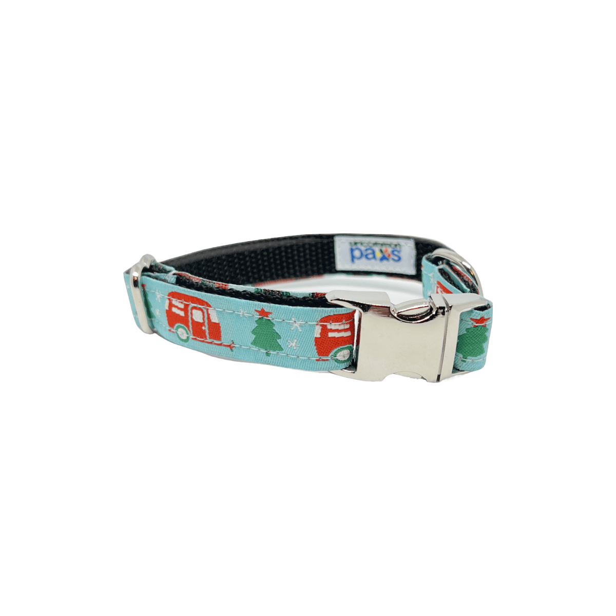 Red Camper Dog Collar/leash