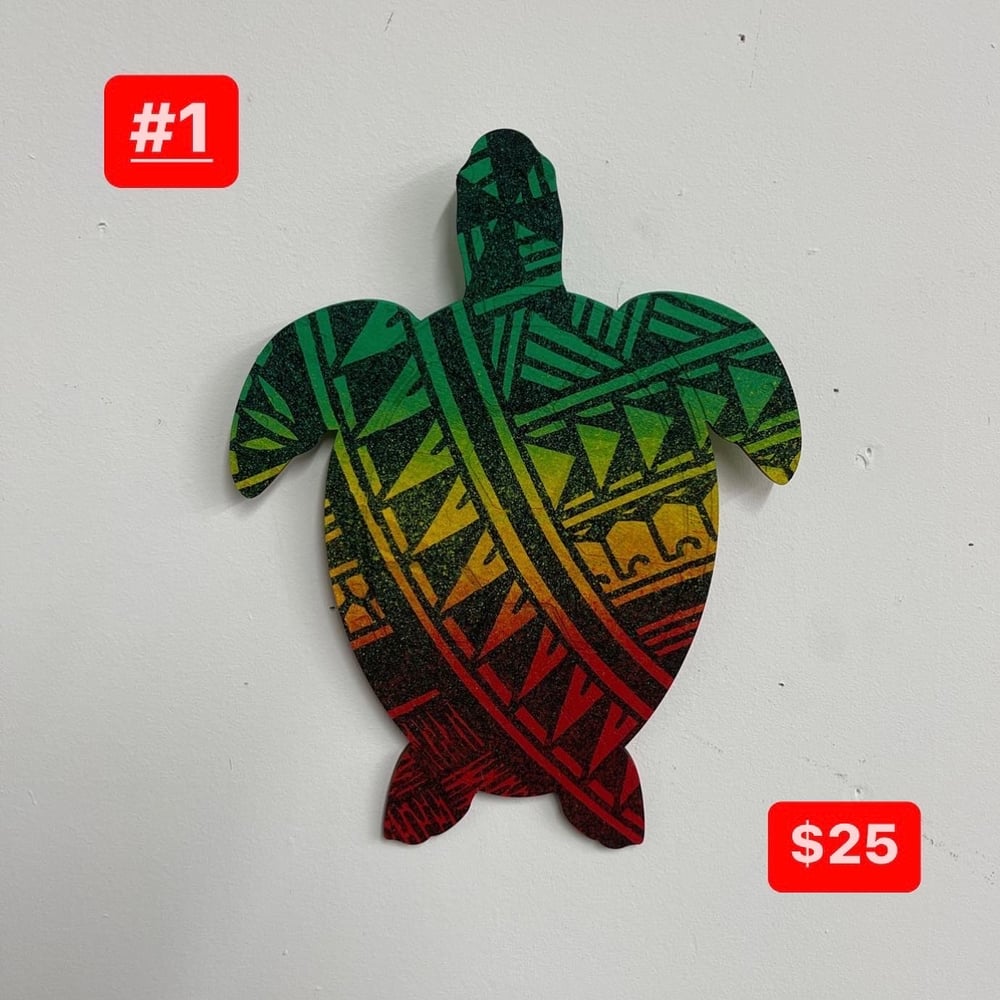 Image of Wooden Honu #1