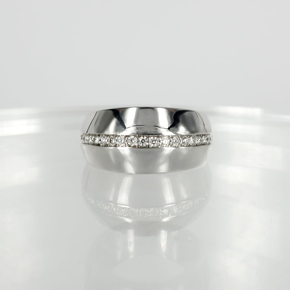 Image of 14K white gold diamond dress ring. M2146