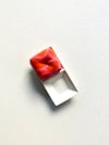 Porcelain Pincushion  - Noodles - Sorbet