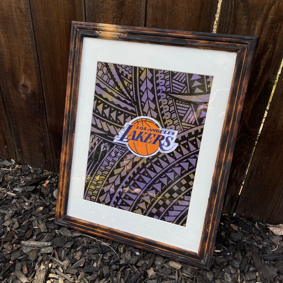 Image of Lakers Framed Canvas