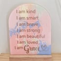 Personalised Affirmation Plaque
