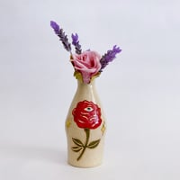 Image 1 of Bud Vase - Red Rose 