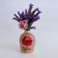 Image 3 of Bud Vase - Red Rose.