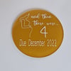 Pregnancy Announcement Plaque