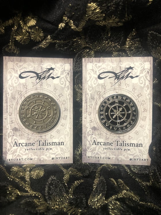 Image of "Arcane Talisman" collectible pin, 2 versions