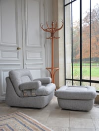 Image 5 of Pouf ex rda marron