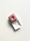 Porcelain Pincushion  - Cool Beans - Tourmaline