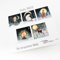 Image 3 of Pack of 5 Christmas / Yule Cards by Glitter and Earth