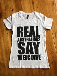 Image 3 of Real Australians Say Welcome t-shirts