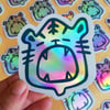 Tiger Holographic Sticker