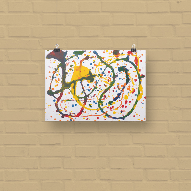 Chicken and the Northern Lights Fine Art Print