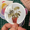 Sticker : "Plant lover"