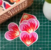 Sticker : "Coeur en flamme"