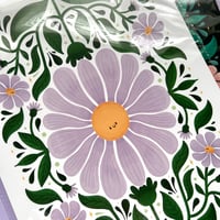 Image 3 of A3 Light Floral Pattern Print