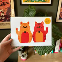 Image 2 of A5/A3 Cat Moods Print