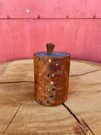 Image 1 of Painted Birch Bark Pot