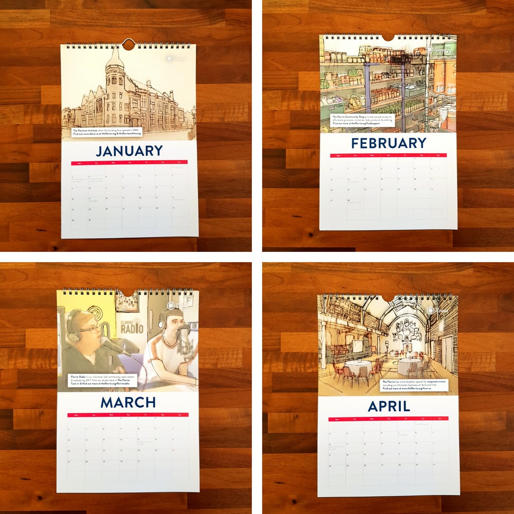 The Florrie 2023 Fundraising Calendar