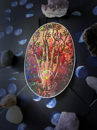 Image 5 of Red Garden Witch Holographic Sticker