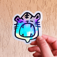 Image 3 of Tiger Holographic Sticker