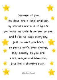 Because of you 