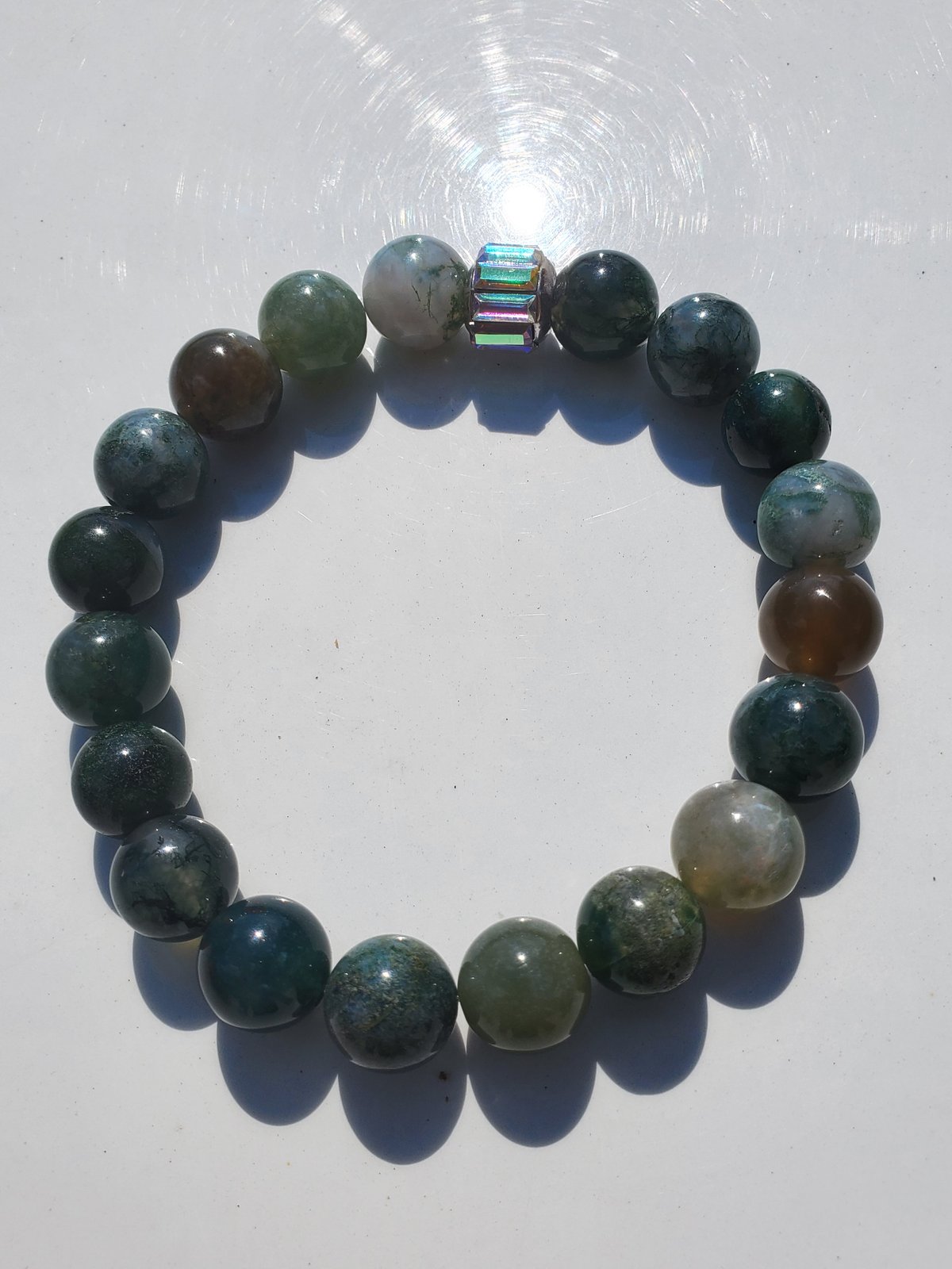 Image of Gray Agate Bracelet 