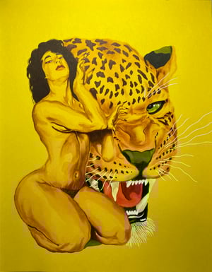 Image of ‘Hey Kitten’ Woven blanket PREORDER 