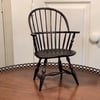 Miniature Hoop-back Windsor Chair - Aged Black Paint