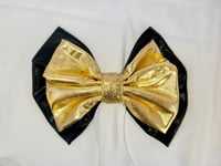 Image 1 of Gold & Black Bow 🎀