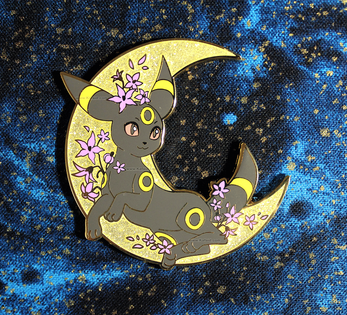 Umbreon and Espeon Enamel Pins