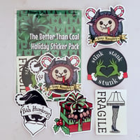 Image 1 of The Better Than Coal Holiday Sticker Pack