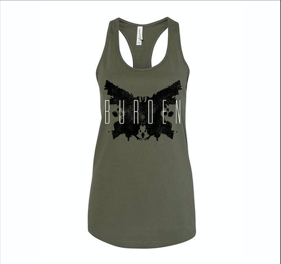 Image of "Burden Moth" Racerback Tank