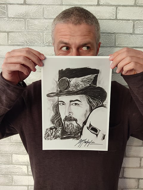  Jeff McBride mini-print. 